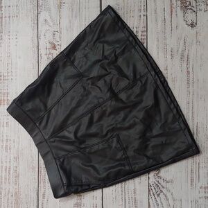 MAURICES FAUX LEATHER SKIRT